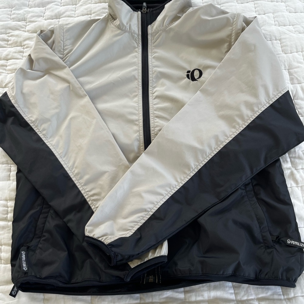 Pearl Izumi Black and Gray Windbreaker Jacket